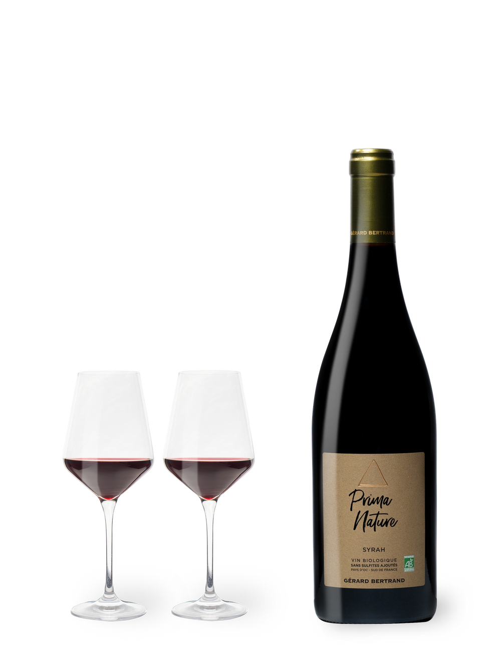 Prima Nature Red Syrah 2022 75cl organic without sulphites vegan