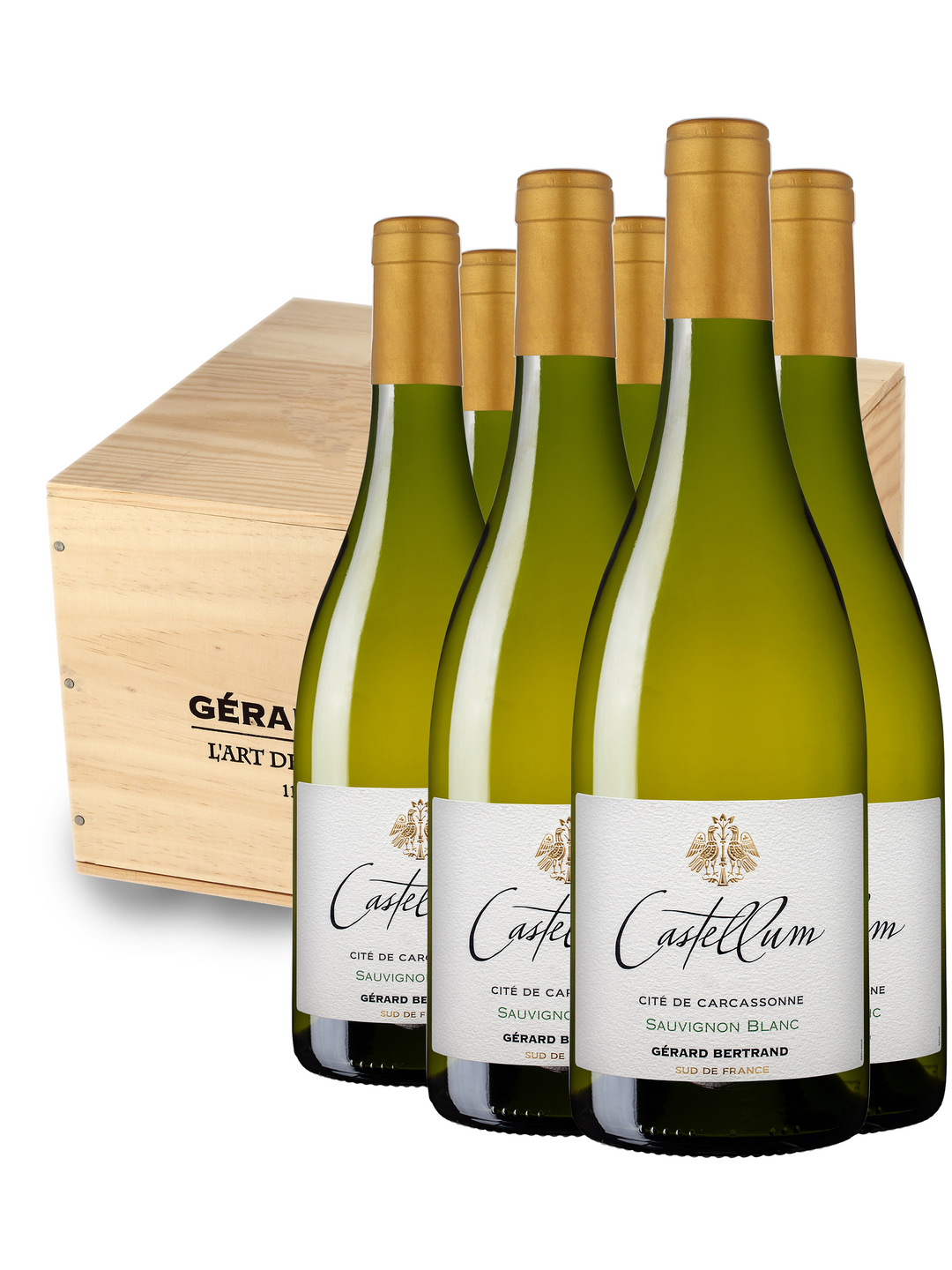 Castellum Sauvignon Blanc 2023 75cl Wooden Case 6 Bottles