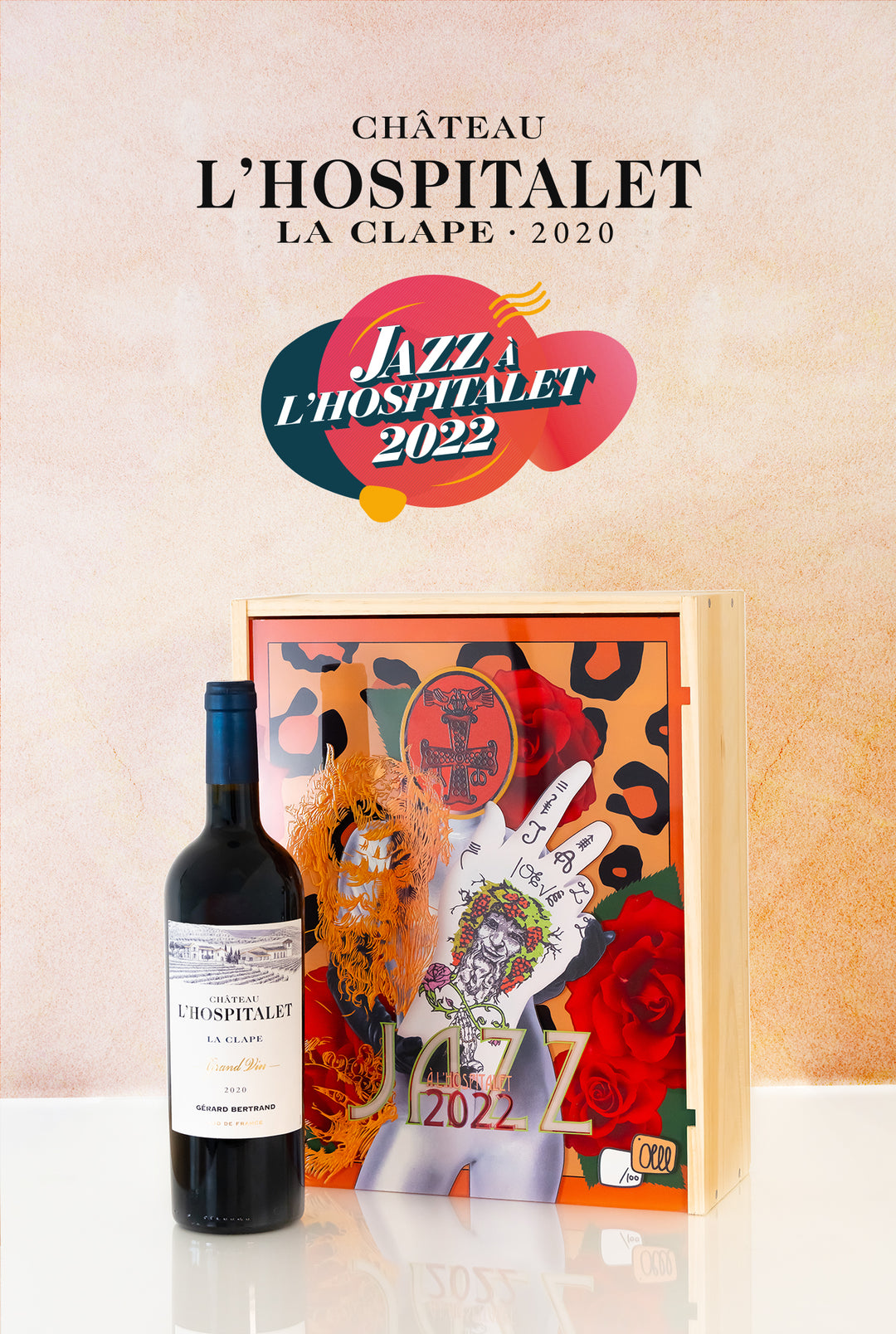 Coffret Château l'Hospitalet Edition limitée Jazz 2022